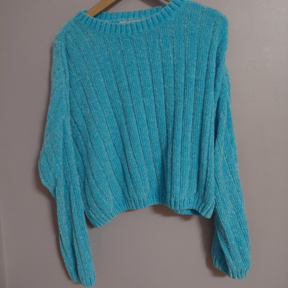 NOBO (No Boundaries) Junior (teen) XL (15-17) blue sweater